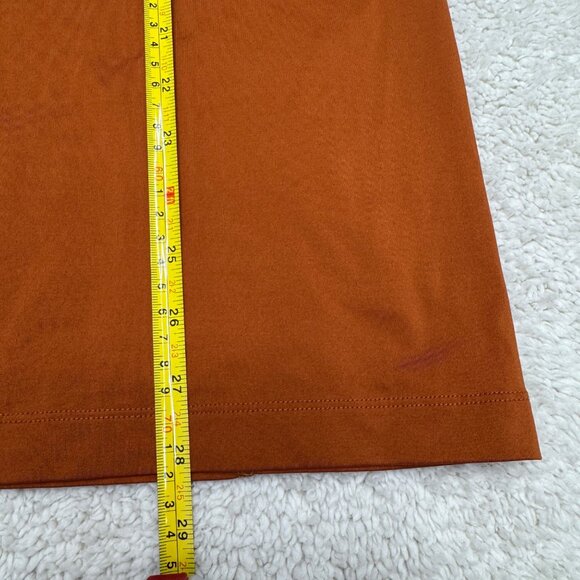 Nike Pro Combat Dri-Fit Men's Orange SS T-Shirt, size L - Picture 5 of 6